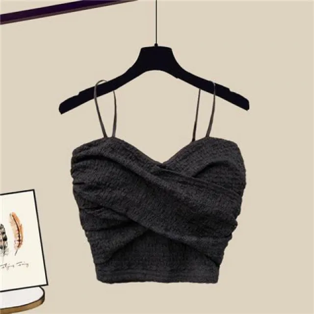 Plus Size Women's Summer Suit Denim Shorts Shirt Black Vest - Shop at LoveMi