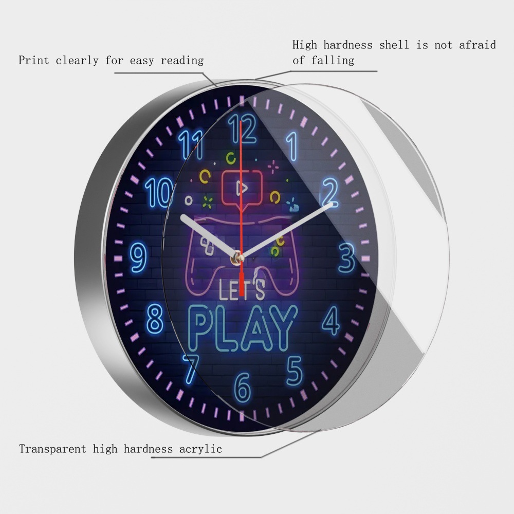 Stylish Minimalist Acrylic-framed Creative Wall Clock For Home Use
