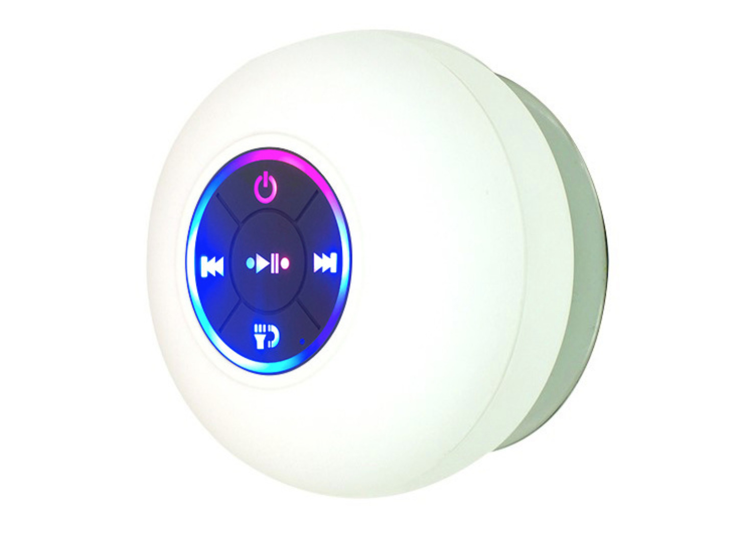 BTS07 Enceinte Bluetooth Étanche avec Lumière - Ventouse, Sans Fil, USB Recha - Photo 10 sur 11