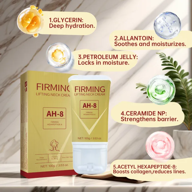 Neck Firming Roller Cream Lifts Dilutes Neck Lines Deeply Nourishes Easily Absorbed Massages And Soothes Neck Skin Care Fp A004 100G - Shop at LoveMi