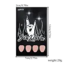 Simple Black French Style All-matching Wear Manicure 24 Pieces view 4