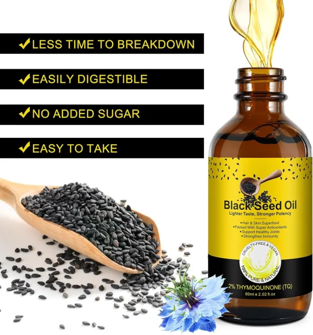 Black Seed Oil Drops Vitamin 60Ml - Shop at LoveMi