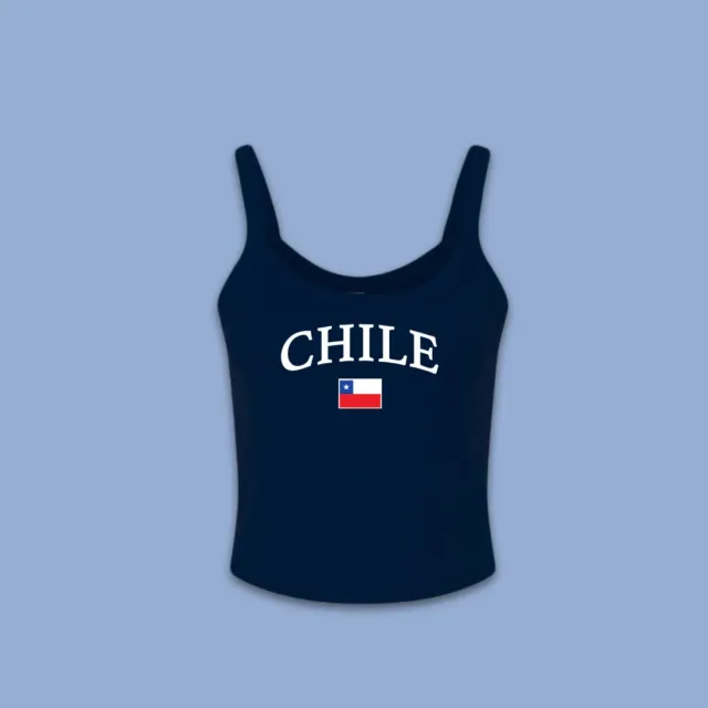 Solid Color Flag Print Summer Women's Camisole Vest Dark Blue13 - Shop at LoveMi
