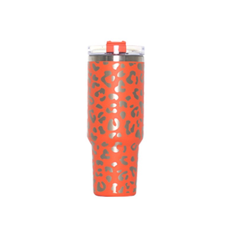 Laser Leopard Print Orange