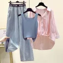 Blue Camisole Set C