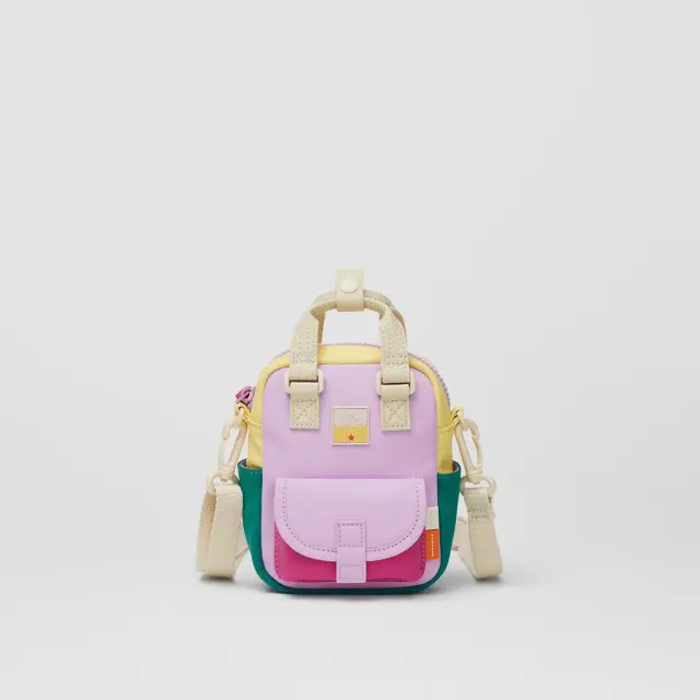 Colored Mosaic Donut Crossbody Bag Colorful - Shop at LoveMi