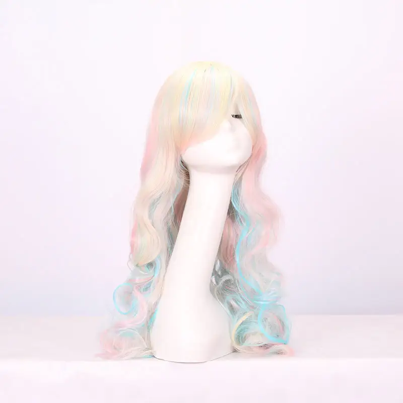 Double Ponytail Long Curly Full Wig