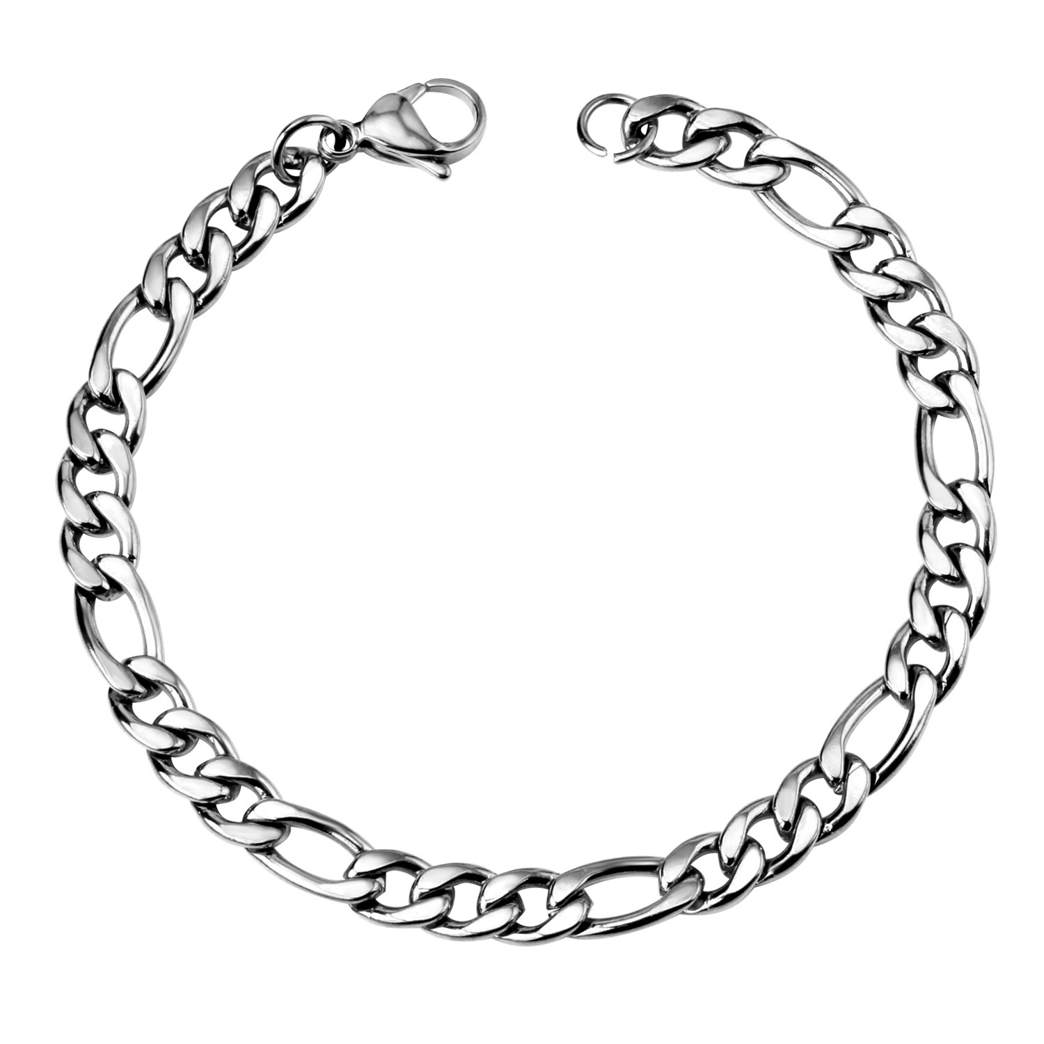 Fashion Hip Hop Stainless Steel Cuban Link Chain Men’s Necklace Bling Jewelry - Picture 8 of 10