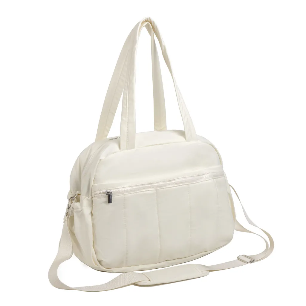Travel Luggage Bag Women's Wet And Dry Waterproof - White