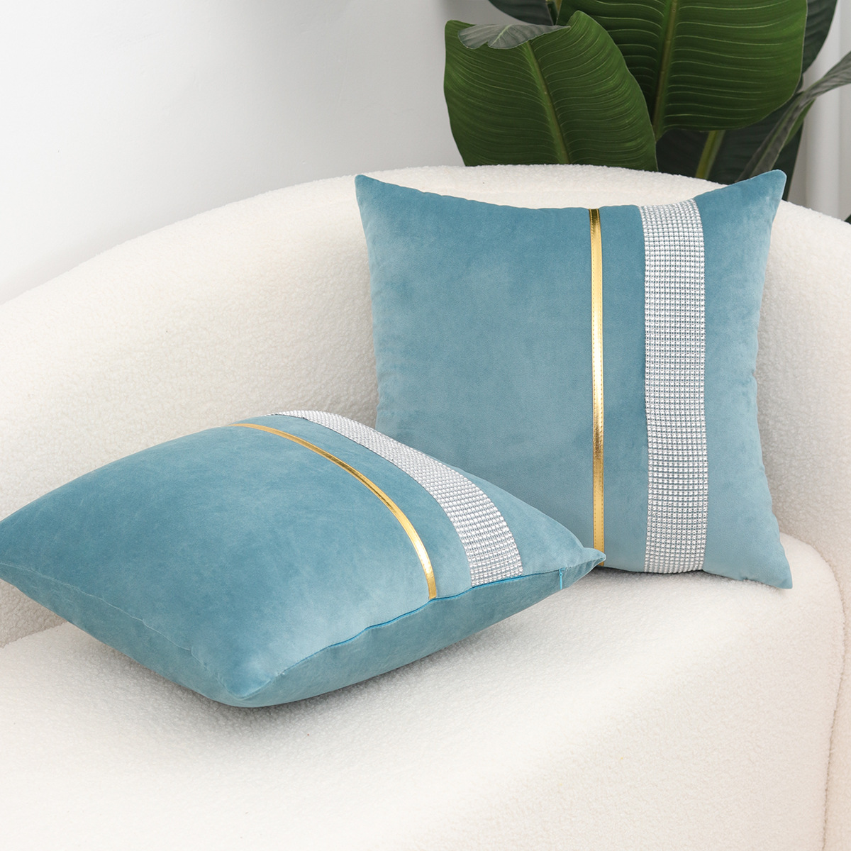 Velvet Headboard Cushion Pillow, picture 9 of 12