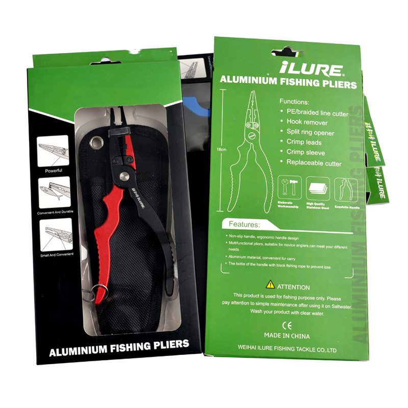 Multi-purpose Aluminum Alloy Forceps Hook Removing Cutting Wire Clip Fish Pliers