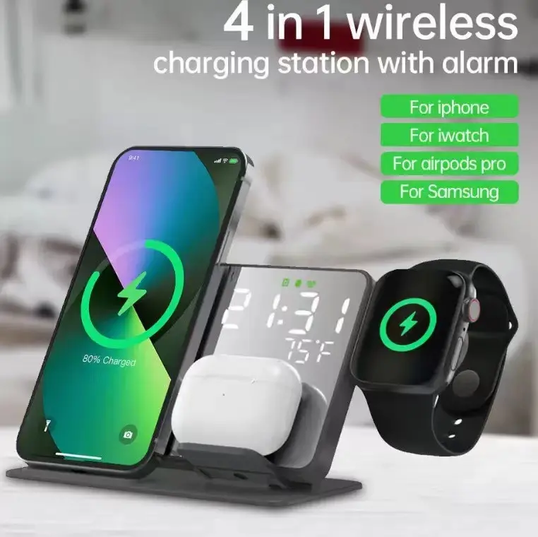 Four-in-one Wireless Charger Mobile Phone Headset Smart