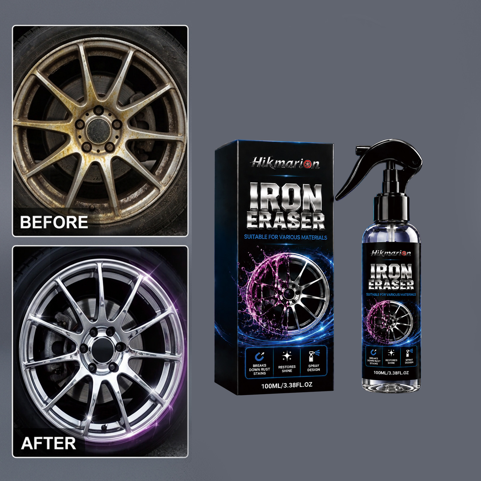Household Metal Parts Rust Removal Spray