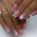 24 Pieces Nail Art High Fashion Simple Rhinestone Butterfly Flower Cow Wear Nail view 21