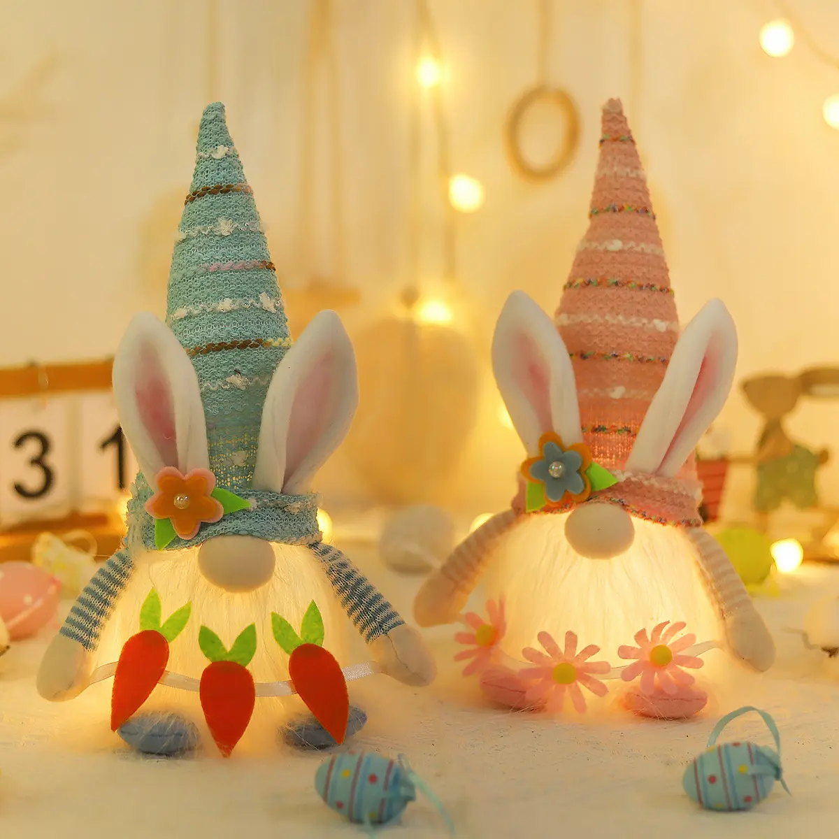 Easter Decorations Cartoon Luminous