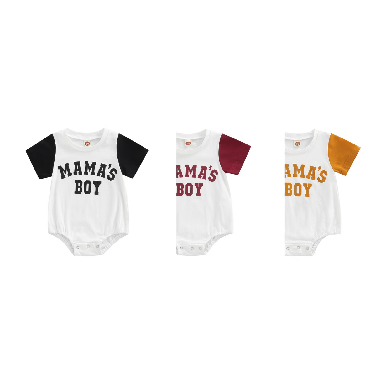 Letter-printed Romper For Infants And Toddlers