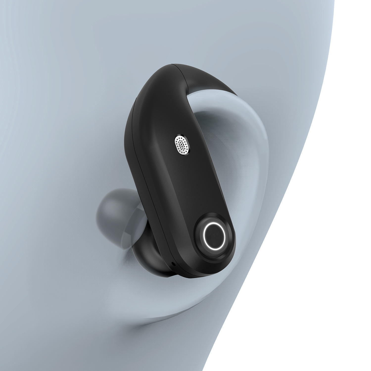 New ENC Double Microphone Noise-reduction Bluetooth Headset Level 7 Waterproof Headset Ear-mounted Base Mobile Power Supply - Image 5