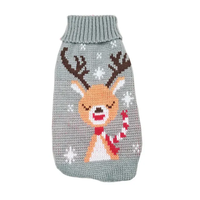 New Winter Fashion Pet Clothes Gray Deer - Shop at LoveMi