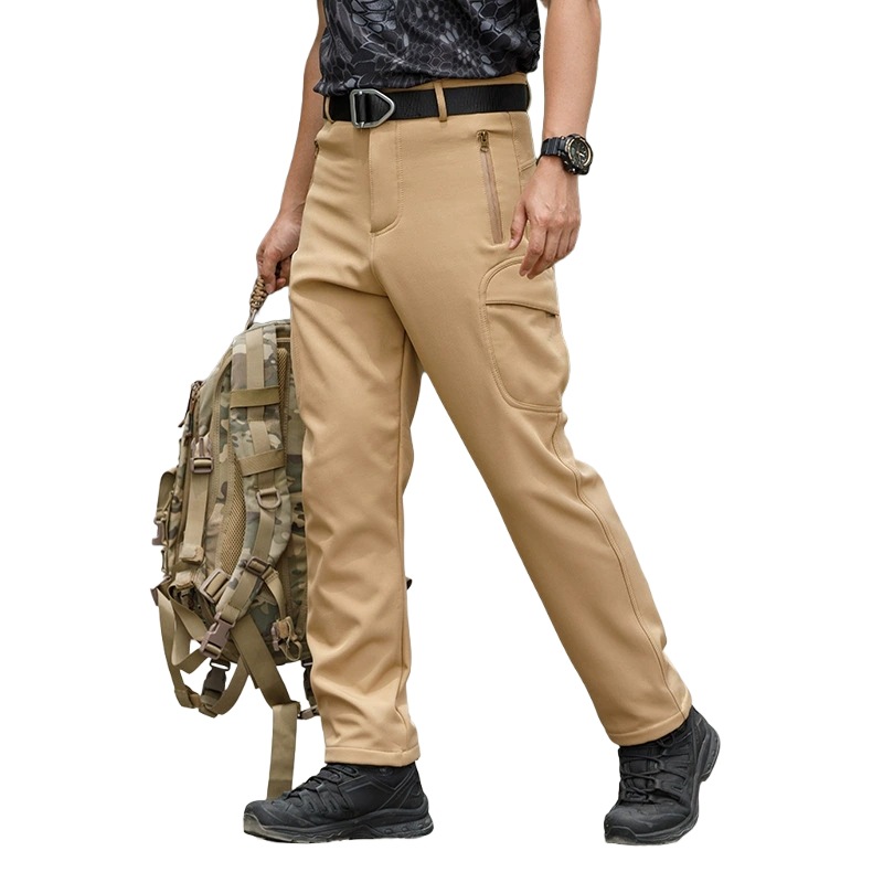Outdoor Hiking Fleece-Lined Warm Casual Multi-Functional Waterproof And Wear-Resistant Workwear Tactical Pants Af12d559 47c3 4ea6 97fa 2f16c4c1f4aa