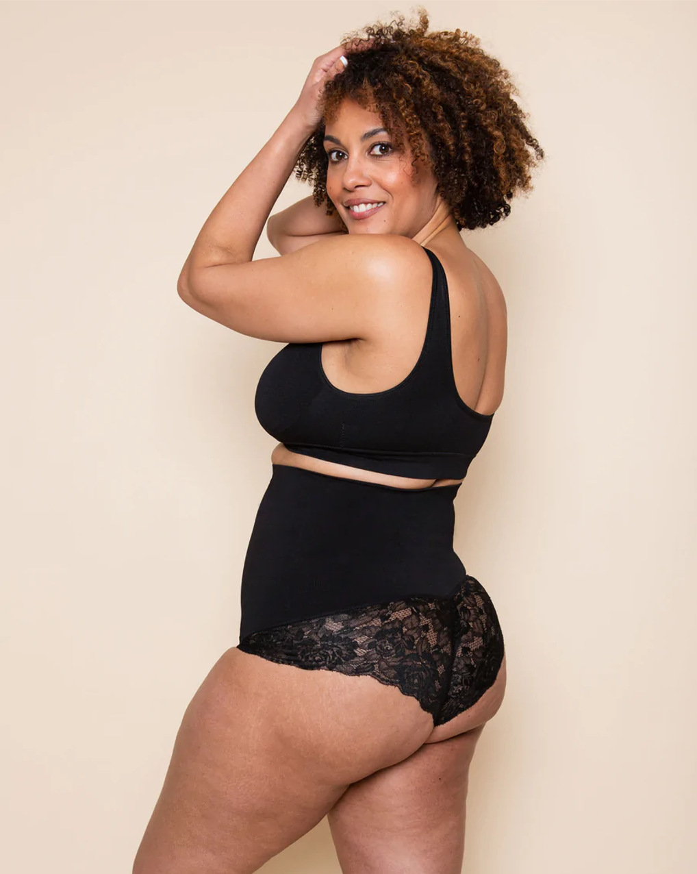 Title 3, Dames Shapewear Broek met Hoge Taille Kant Sili...