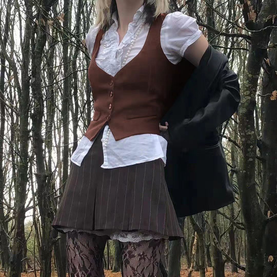 Women's Fashion Personalized Solid Color Vest