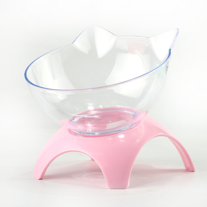 Single Cat Bowl Pink