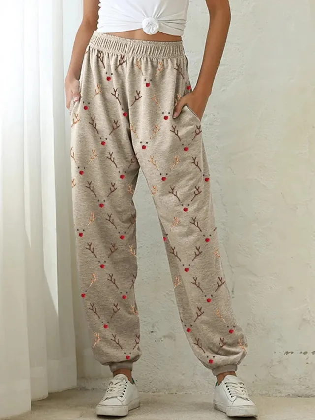 Animal themed Digital print High waisted Harem Pants G54Z336 M - Shop at LoveMi