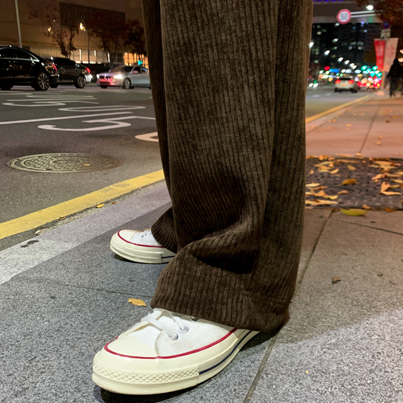 Men's Fashion Leisure Corduroy Loose Drooping Pants