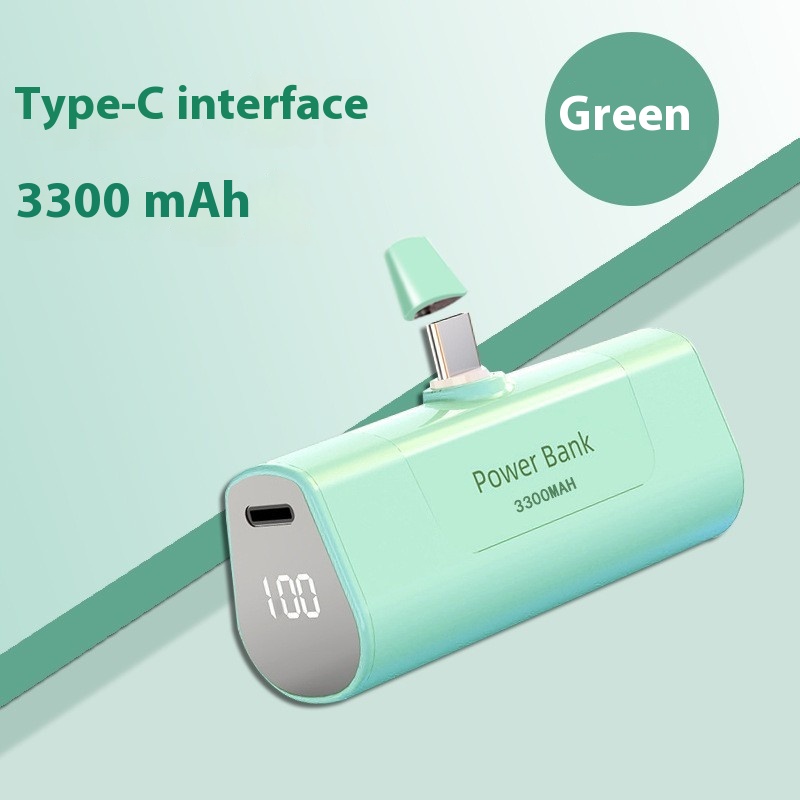 3300mAhType C Interface Green