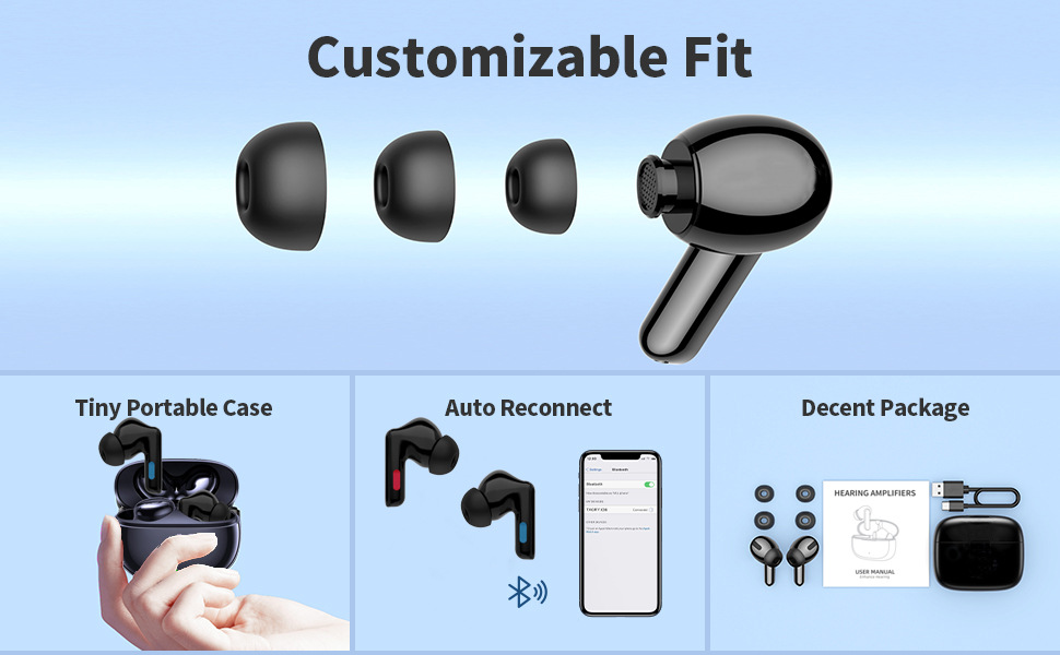 Title 2, TWS No Audífono Digital Bluetooth Audífono