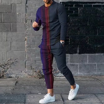 Men's Casual Tracksuit Set 7