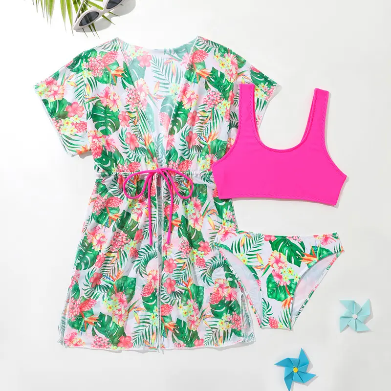 Girls' Two-piece Swimsuit Women's Three-piece Suit Color