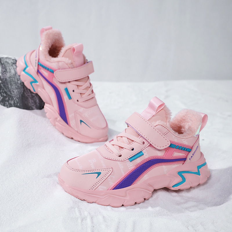 Waterproof Leather Girls Casual Sneaker - Image 2