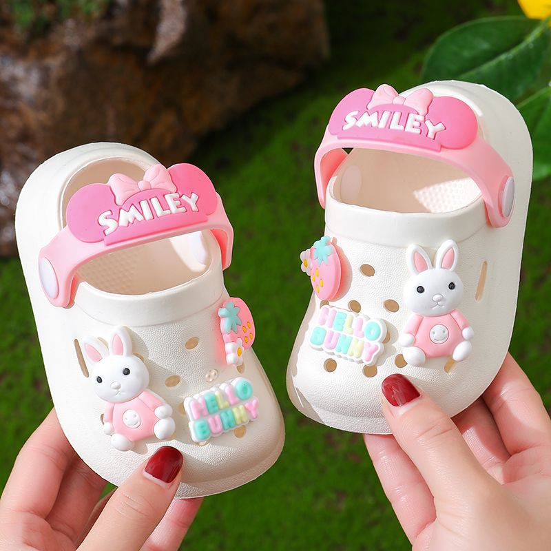 Children's Slippers Summer Cute Outdoor Soft Bottom Non-slip Boys And Girls Sandals Infant Kid Baby Hole Shoes — foto 14
