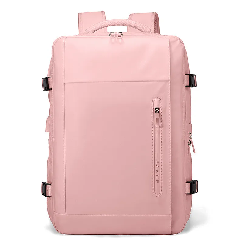 Casual Fashion Men's And Women's Portable Backpack - Pink
