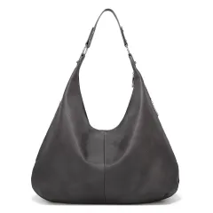 Large Capacity Handbag Commuter Tote Shoulder Bag - Grey - View 1