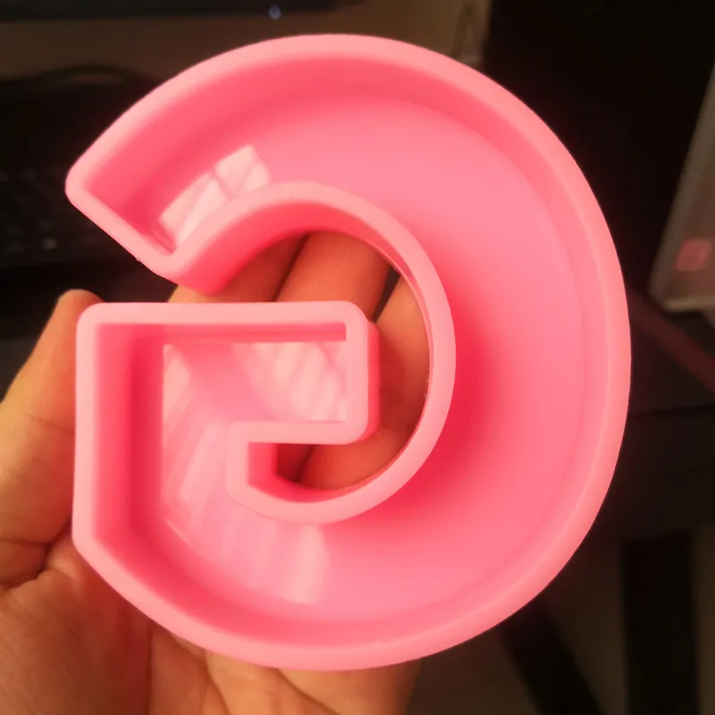 26 English Letters Silicone Resin Craft Chocolate Cake Mould - G