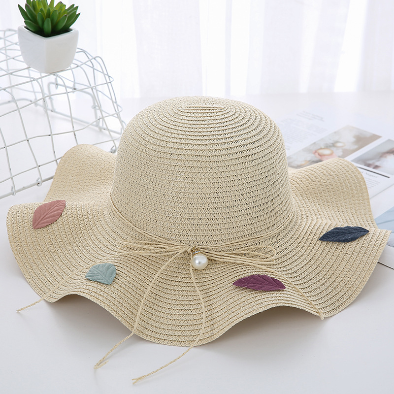 Big Brim Straw Hat Beige