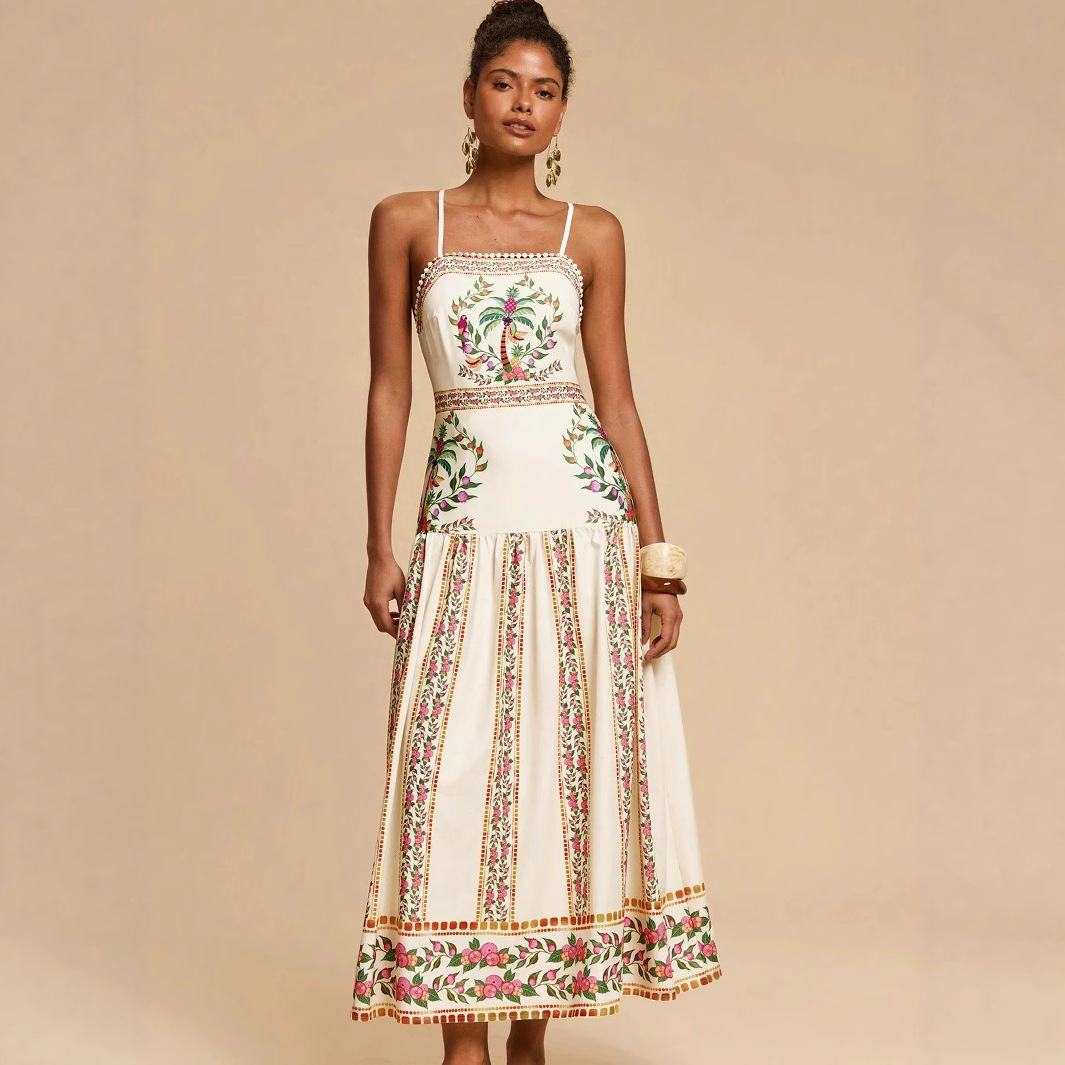 New Fashion Printing Slip Dress