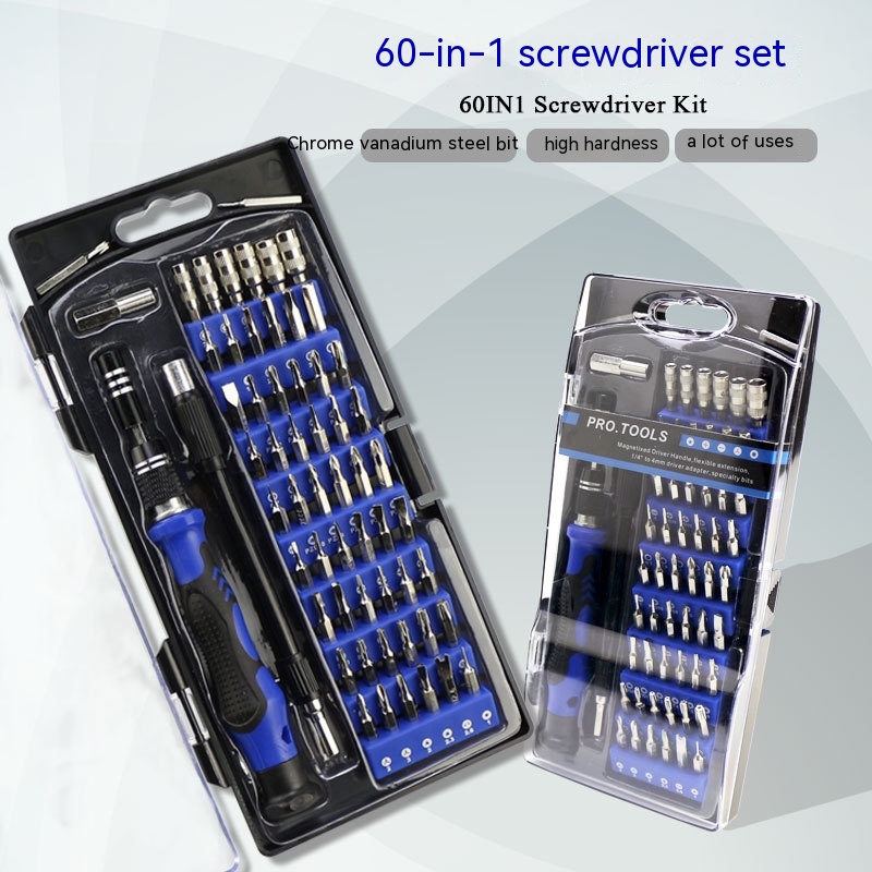 60-in-1 Multifunctional Disassembling Machine Screwdriver Set