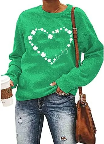 Womens Printed Long Sleeve Pullover Top Color2 Xs - Shop at LoveMi