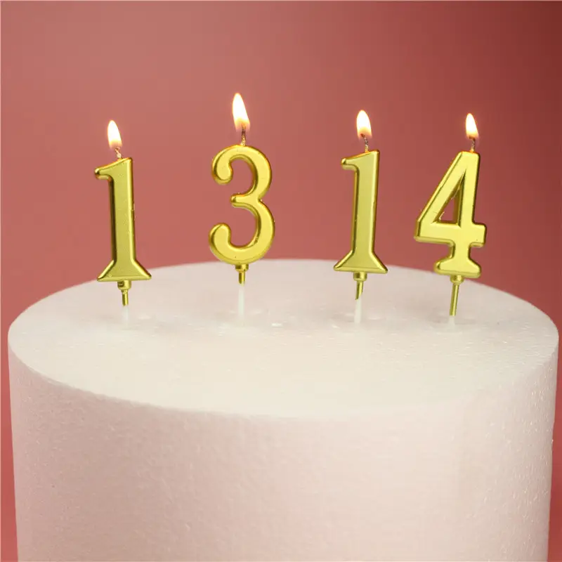 Digital Candle Birthday Cake Baking