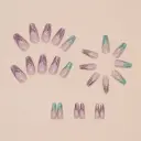 French Wear Nail Glossy Blue And Purple view 8