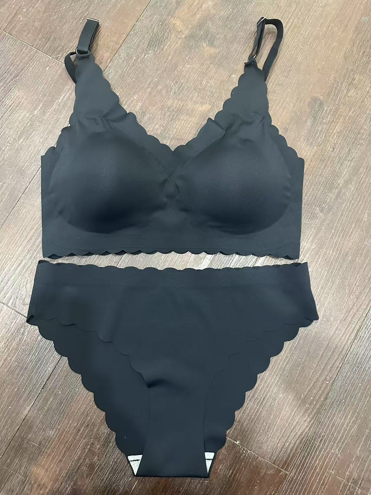 Seamless Wireless Printing Push Up Sports Yoga Plus Size Bra 5