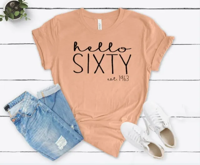 Hello1963 T shirt Fashionable New Printed Letter Short Sleeve Top Peach Black Word - Shop at LoveMi