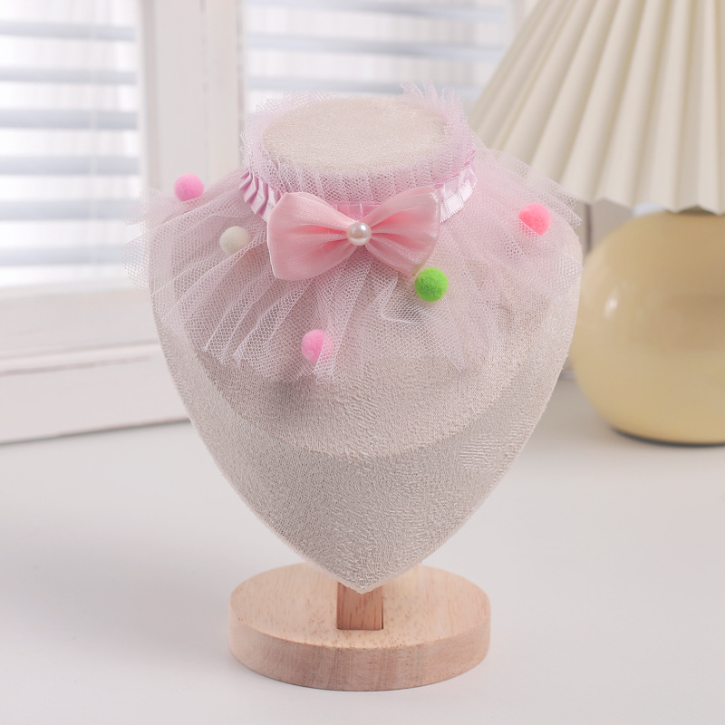 Lace Pom-Pom Pet Collar