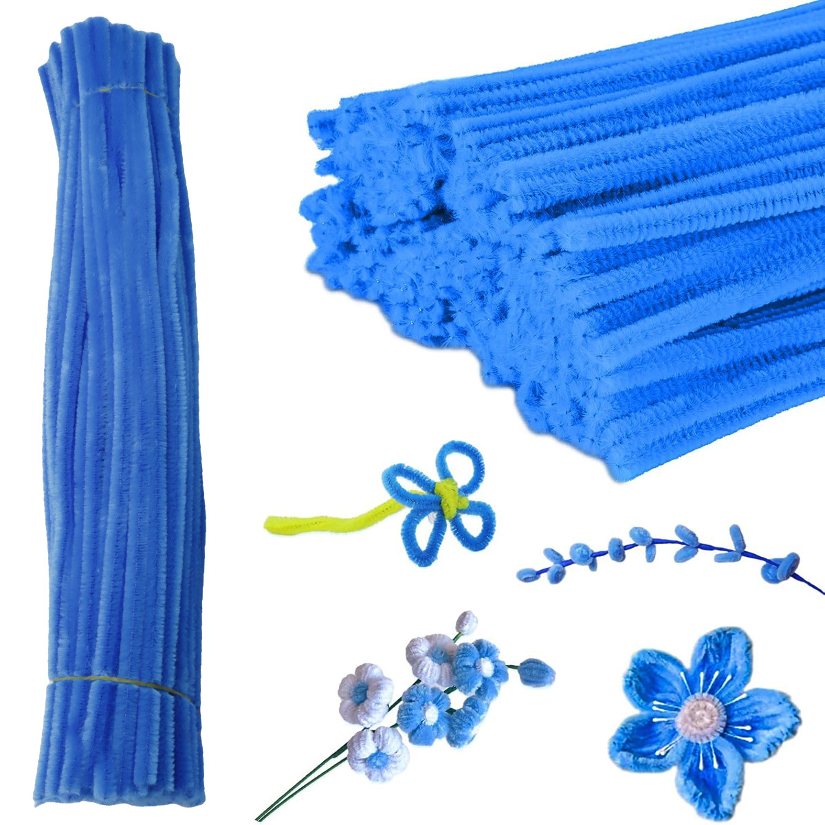 DIY Holiday Decorations Made With Chenille Stems