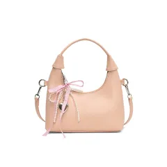 Fashion Portable Women's Cute Simple Trendy Crossbody Bag - Pink - View 1