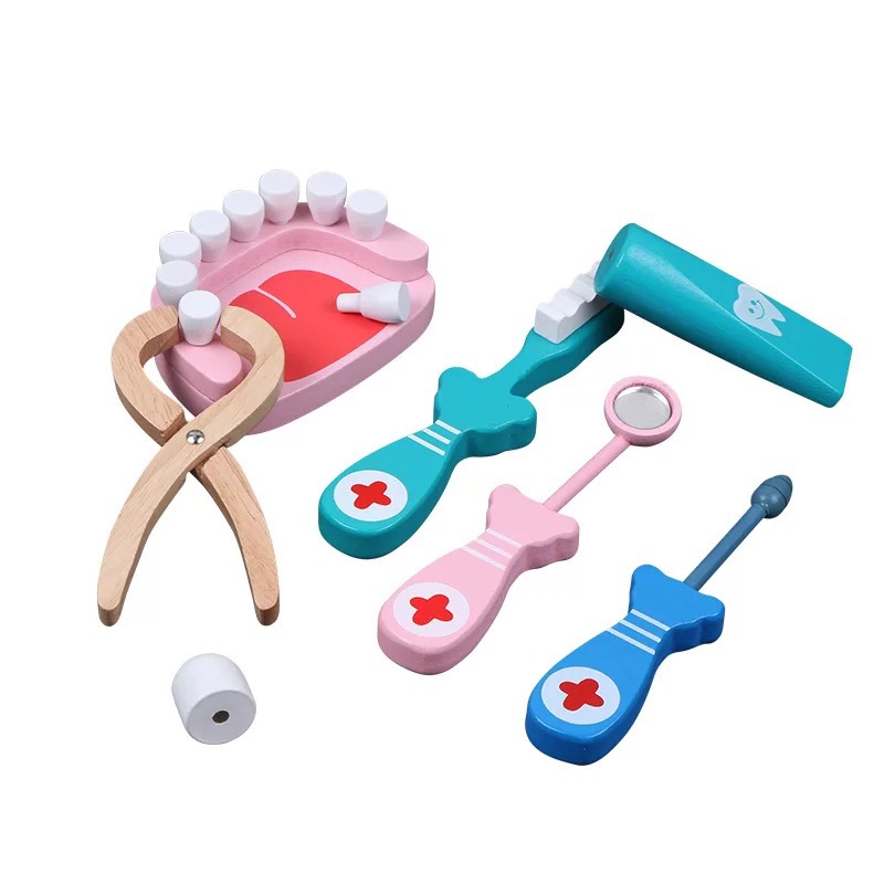 Kindergarten Childrens Dentist Playset Educational Toy