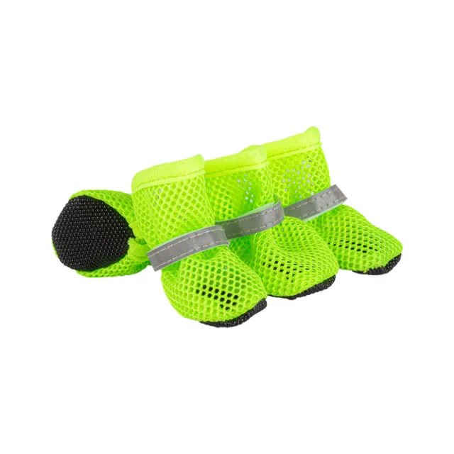Summer Non slip Breathable And Wearable Pet Dog Shoes 8815 Fluorescent Green - Shop at LoveMi